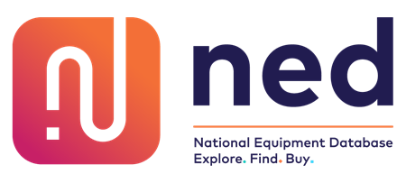 NED logo with tagline