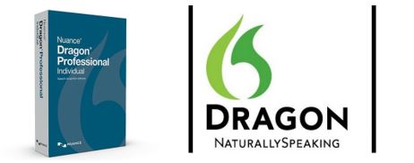 Dragon naturally speaking logo &  pic of Dragon professional